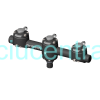 Borika FASTen skersinis su trimis užraktais 350mm Gm350-3